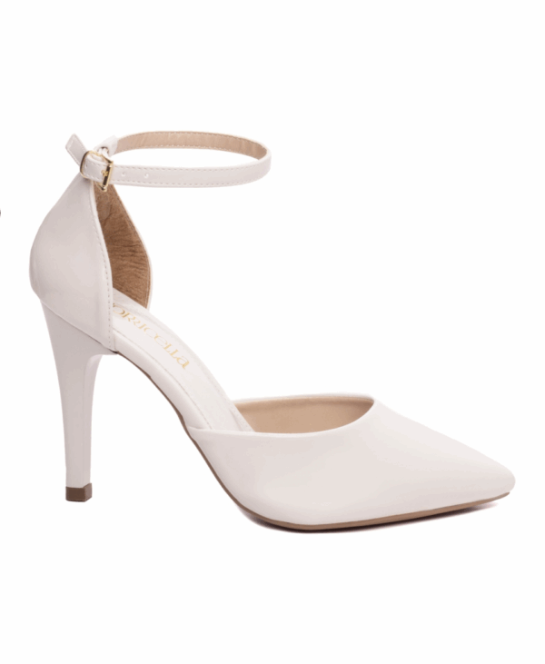 Sapato Feminino Scarpin Torricella Confortável Saia e Blusa Branco